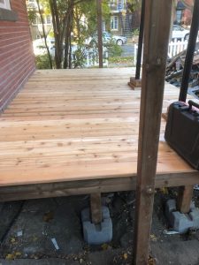 Patio en bois